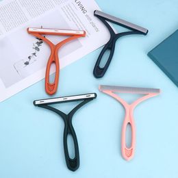 New Portable Clothing Cleaning Manual Double Sided Clothes Fuzz Shaver Fabric Trimmer Lint Remover Hairball Epilator