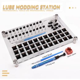 Accessories 33 Switches Switch Tester Opener Lube Modding Station DIY Cover Removal Platform For Cherry Mechanical Keyboard