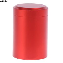1 PC 65*45/70*55/60*80mm Portable Travel Tea Airtight Small Proof Container Stash Jar Metal Aluminium Sealed Cans 9 Colours