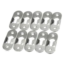 10/20Pcs 44mm x 16mm Picture Hanger Metal Keyhole Hanger Fasteners For Picture Photo Frame Furnniture Cabinet