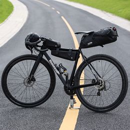 Rhinowalk 13L Bike Waterproof Bicycle Saddle Bag Reflective Large Capacity Foldable Tail Rear Bag Cycling MTB Trunk Pannier