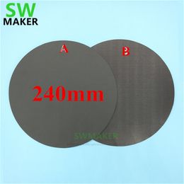 240mm Round Magnetic adhesive Print Bed Tape Print Sticker Build Plate Tape FlexPlate for DIY Kossel/Delta 3D Printer parts