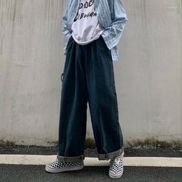 Women's Jeans Y2K Pants Korean Version Japanese Vintage Dad Work Suit Loose High Waisted Wide Leg Straight For Men And Women