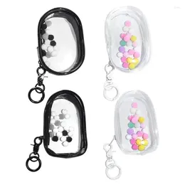 Storage Bags Closed Transparent Pouch Smooth Zipper Design Scratch Resistant Bag For Showing Off Boxes Mini Figures Dolls