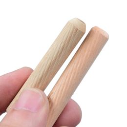 50/100pcs M5 M6 M8 M10 M12 Wooden Dowel Cabinet Drawer Round Fluted Wood Craft Pins Rods Set Furniture Fitting Wooden Dowel Pin