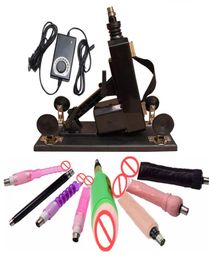 2016 Automatic Adjustable Speed Sex Machine Gun with Big Dildo Machine for Women DHL 9671248