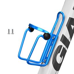 MTB Bicycle Water Bottle Holder Aluminium Alloy Mountain Bike Bottle Can Cage Bracket Cycling Drink Water Cup Rack Accessories