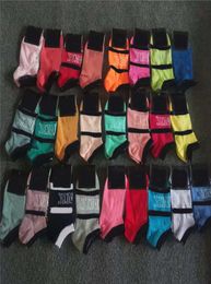 Fashion Socks Adult Cotton Short Ankle Socks Sports Basketball Soccer Teenagers Cheerleader New Sytle Girls Women Sock with Tags3648753