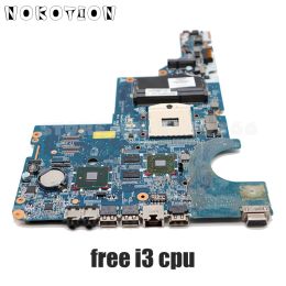 Motherboard NOKOTION Laptop motherboard for HP CQ42 G42 G62 CQ62 Mainboard 595183001 DAOAX1MB6H1 DDR3 free I3 cpu