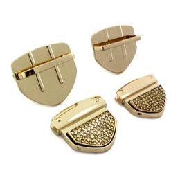 1pcs Metal Rhinestone Tongue Lock Clasp Turn Twist Switch Buckle for Bag Luggage Hardware DIY Leather Craft Accessories