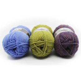 Merino Wool Yarn Knitting Sweater Scarf Environmental Knitted Crochet Thick Stick needle Yarn Wool Thread Top Quality 5pcs