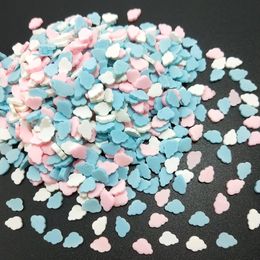 50g/lot Colorful Clouds Polymer Clays for DIY Crafts Plastic Klei Mud Particles Slices For Slime Filler/ Nail Art Accessories