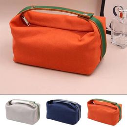 Storage Boxes Mini Cosmetic Bag Large Capacity Portable With Handle For Travel Outdoor Napkin Pouch Waterproof Toiletry