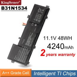 Batteries KingSener B31N1534 Laptop Battery For ASUS Zenbook UX510 UX510UW UX510UX Series 3ICP7/60/80 0B20002030000 11.4V 48WH