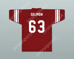 CUSTOM ANY Name Number Mens Youth/Kids Lee Roy Selmon 63 Eufaula High School Ironheads Football Jersey 2 Top Stitched S-6XL