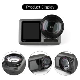 Cameras Camera External 15X Macro Lens for DJI OSMO Action /180 Degree Fisheye Lens OSMO Action Camera Accessories