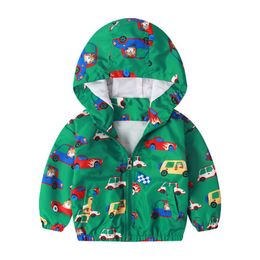CROAL CHERIE Cute Dinosaur Kids Jacket Outerwear & Coats Kids Boys Jacket Children Spring Autumn Clothing Coat 90-130cm