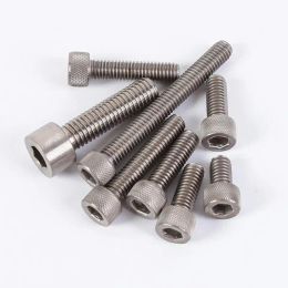 5PCS Titanium screw M3,M4,M5,M6,M8 length 6-50mm Socket Head Hex