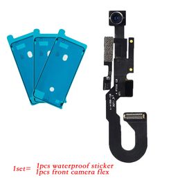 For iPhone 7 7 Plus 8 8Plus Facing Front Camera Sensor Proximity Light And Microphone Flex Cable With Waterproof Sticker