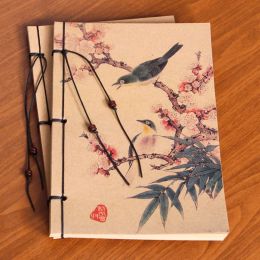 Notebooks Chinese Style 70sheets Sketchbooks For Drawing Planner Notebooks Booklets Blank Kraft Paper Stranger Things Journal Art Supplies