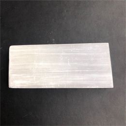 Polished High Quality Minerals Plate Natural White Selenite Slab for Healing Decoration