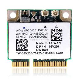 Cards DW1601 QCA9005 8V256 WiGig 802.11AD 7Gbps PCIE Half Mini Wireless Card for Dell Latitude 6430u E6430 E5440 E7240 XPS Laptops