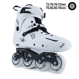 JK Original Inline Roller Skates 3 x 110/125 or 4 Wheels Speed Slalom Sliding Free Skating Kids Adult Roller Skating Shoes