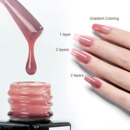 VENALISA 15ml Jelly Semi Transparent Nail Gel Polish French Gel Varnish Silky Pigmented Lacquer Super Generous Colour Gel Varnish