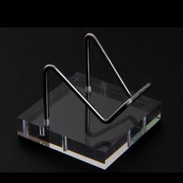 1 PC Acrylic Shelf Stones Crystal Cluster Stand Base Home Office Decor Mineral Specimen Desktop Display Shelf Stand