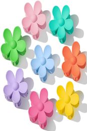 Hair Claw Clips Flower Hair Big Cute For Women Thick Large Strong Hold Thin 8 Colours amcwP9037621