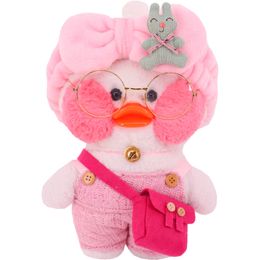 Duck Doll Clothes Sweater+Free Bags 30Cm LaLafanfan Duck Clothes Hoodie Duck Plush Stuffed Toy Soft Duck Doll Accessories Gift