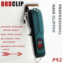 Trimmers BRDCLIP F52 Haircut Sets for Home FADE Blade Hair Clipper Hair Trimmer Professional Barber Rechargeable Clipper with LED Display