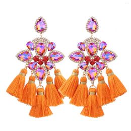 Dangle Earrings Long Tassel Big Drop Earring For Women Earings Voor Vrouwen Crystal Fashion Jewelry Wholesale