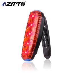 ZTTO LED Bicycle Tail Light Running Clip Bag USB Light Waterproof Outdoor Sports Li Battery Rechargeable Road Bike Bicycle WR03