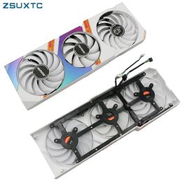 Pads DIY 4Pin Cooler Fan Replace For Colourful GeForce RTX 3080 3070 3060 Ti iGame Ultra OC White RTX3080 RTX3070 Graphics Card Fan