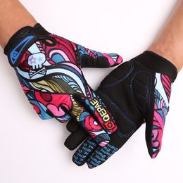 Qepae Half Finger Cycling Gloves Women Full Finger MTB Bicycle Gloves Sports Anti-slip Shockproof Breathable Bike Gloves