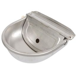 4L 304 Cattle drinking Water Trough Horses Goats Sheep Pig Float Bowl Automatic Waterer Dog Drinking Bowl Breeding supplies