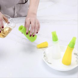 silicone oil bottle high temperature basting brush controllable oil brush seasoning barbecue baking brush bbq oil brush