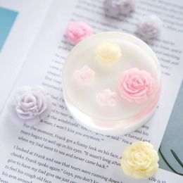 Flower Silicone Soap Mold 3D Round Shape Soap Moulds FDA Safe Silicone DIY Handmade Home Accessories For Soap Making Tools