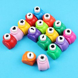 10pcs/lot Craft Paper Punch Shaper Stamp Scrapbooking Punches Novelty Scrapbook Tools Children DIY Toy Mini Paper Punch Stamp