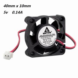 Cooling 10pcs Gdstime 5V Mini Small 40x40x10mm 40mm DC Cooling Fan 2.02pin High Speed 4cm Brushless Cooler 4010 Sleeve/Oil
