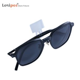 Sun Glasses Price Size Tag Marker Ticket Sleeve Pouch Sign Holder Bag For Stick Bar Merchandise Info Display Hanging Pocket