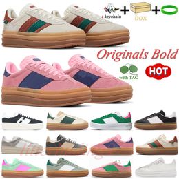 Bold Casual Shoes For Men Women Designer Trainers Pink Glow Gum Magic beige Maple Leaf Yellow Maroon True Pink Outdoor Flat Sports Sneakers Size 36-45