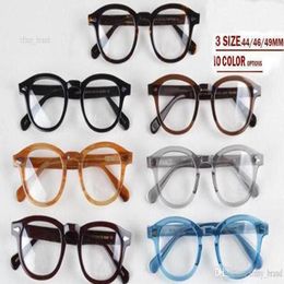 new design lemtosh eyewear Johnny Depp eyeglasses sun glasses frames top Quality round sunglases frame Arrow Rivet 1915 S M L size246E