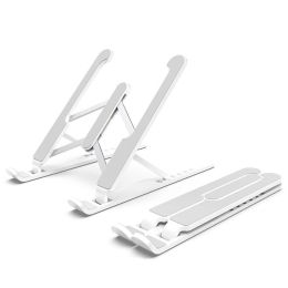 Stands Portable Laptop Holder for Macbook Pro Air Notebook Holder Folding Plastic Tablet Phone Holder Cooling Stand Portable Riser