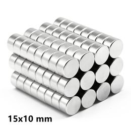 5/10/20/30pcs 15x10 mm Thick Neodymium Strong Magnets 15mm*10mm Permanent Round Magnet 15x10mm Powerful Magnetic Magnet 15*10