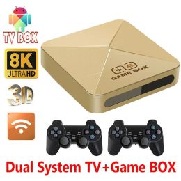 Box 10000 Games 8K UHD Amlogic S905 Quadcore Android Smart TV Box Game Console Game Emulator Dual System