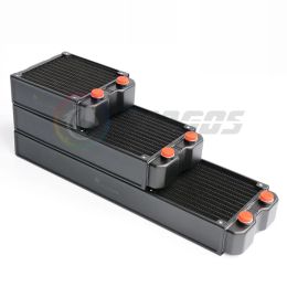 Cooling Aluminum 45mm Thick G1/4 PC Water Cooling Radiator Heatsink Computer CPU Cooler 120mm 240mm 360mm Support 12cm 120mm Fans