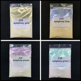 10g/20g White Symphony Mermaid Pearlescent Mica Pigment For Eyeshadow Makeup Soap Dye Powder Car Resin Paint Discolour Powder