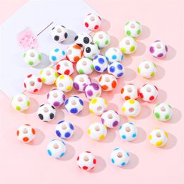 2/4pcs 12x9mm Round Dot Ceramic Beads Charm Porcelain Beads for DIY Jewelry Making Craft Earring Necklace Bracelet Accessories
